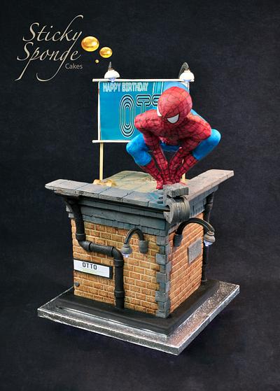 Spiderman Cake - Cake by Sticky Sponge Cake Studio