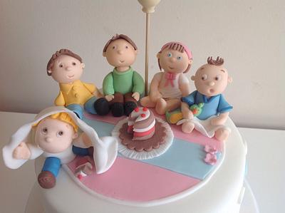 Baby first birthday - Cake by Amy's Bespoke Cakes