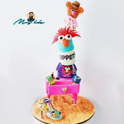 Towercake Muppets  - Cake by Moy Hernández 