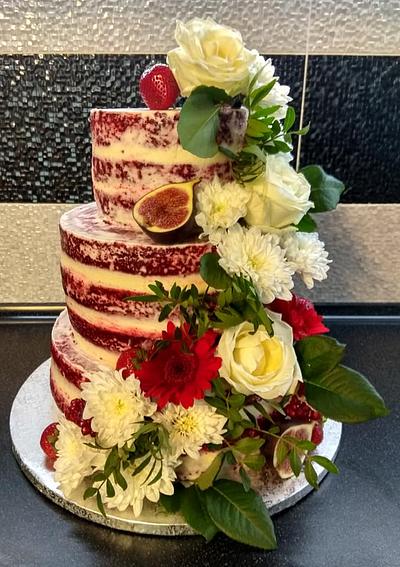 wedding red velvet - Cake by anythinggoes