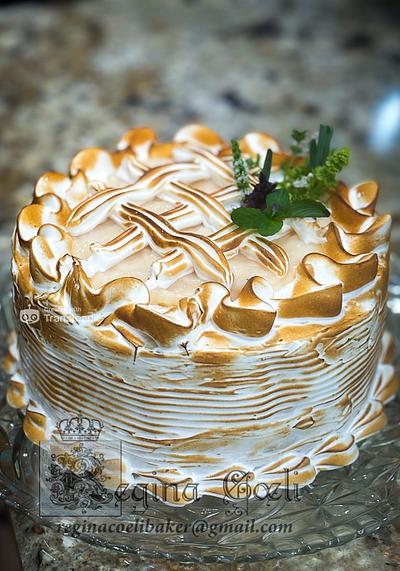 Torched Meringue! - Cake by Regina Coeli Baker