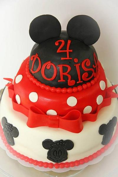 Minnie Mouse Tiered Cake - Cake by My_sweet_passion