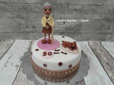 Birthday cake  Sarah - Cake by Carla 