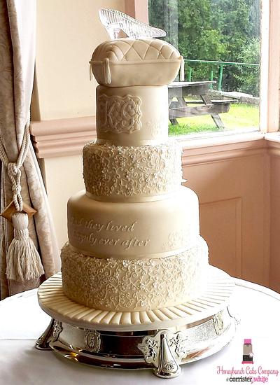 Cinderella Wedding Cake - Honeybunch Cake Company - Cake by Honeybunny