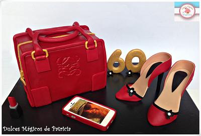 loewe handbag and shoes - Cake by Dulces Mágicos de Patricia