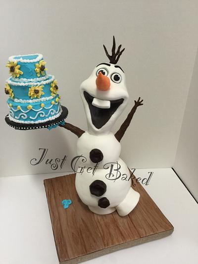 Olaf birthday fun! - Cake by Kyrie ~ Just Get Baked