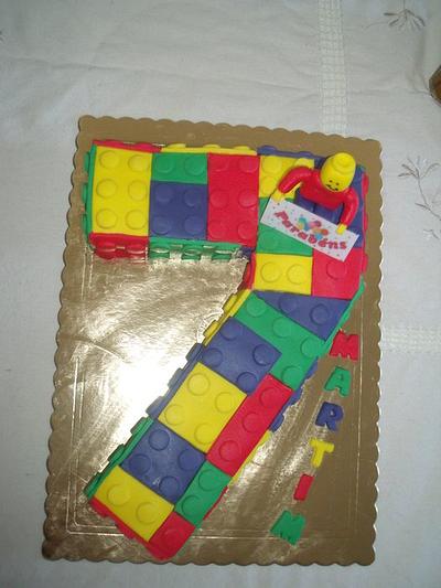 LEGO cake. - Cake by Lígia Cookies&Cakes