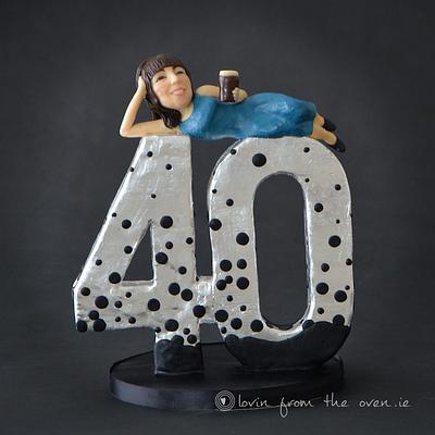 A surprise 40th cake topper - Cake by Lovin' From The Oven