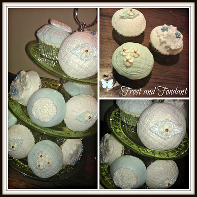 Winter wonderland themed cupcakes - Cake by Sharon Frost 