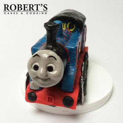 Thomas the Tank Engine cake topper. - Cake by Robert Harwood