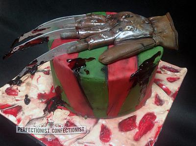 Nightmare on Elm Street - Freddy Krueger Cake  - Cake by Niamh Geraghty, Perfectionist Confectionist