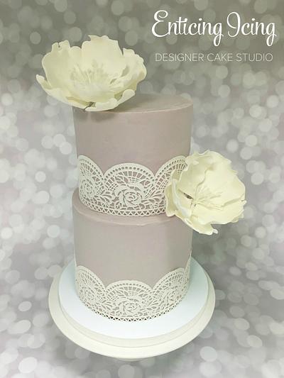Lavender + Lace - Cake by Enticing Icing