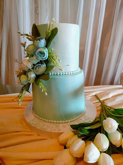 Engagement cake - Cake by Lolodeliciouscake227