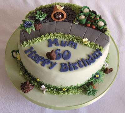 60th Birthday Gardening Cake  - Cake by Just Because CaKes