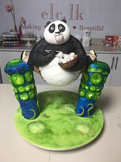 Kungfu panda - Cake by Savyscakes