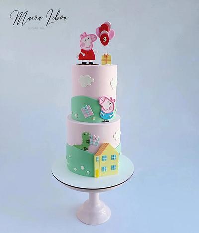 Peppa pig - Cake by Maira Liboa
