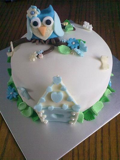 Owl cake made for my daughters 13th Birthday - Cake by Simone