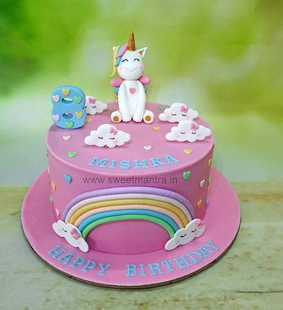 Pink Unicorn cake - Cake by Sweet Mantra Homemade Customized Cakes Pune