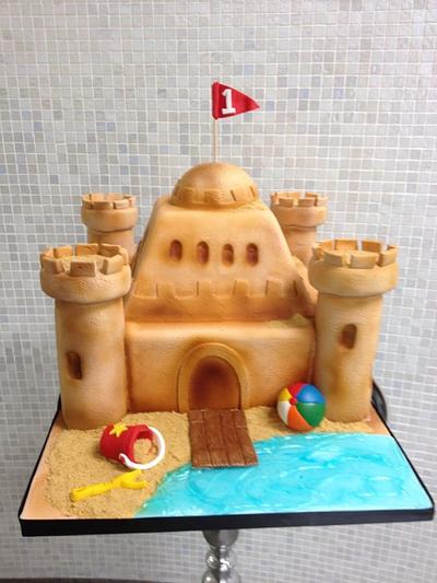 Sand Castle Cake - Cake by Over The Top Cakes Designer Bakeshop