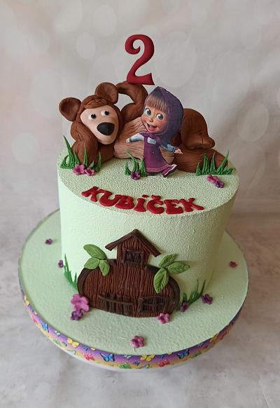 Masha and the bear - Cake by Jitkap