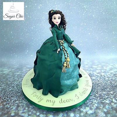 Scarlett O'Hara Cake - Cake by Sugar Chic