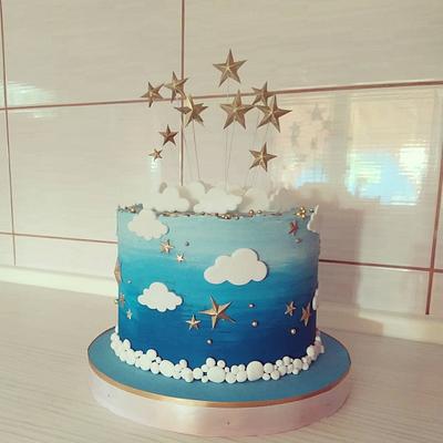 Blue sky - Cake by Tortalie