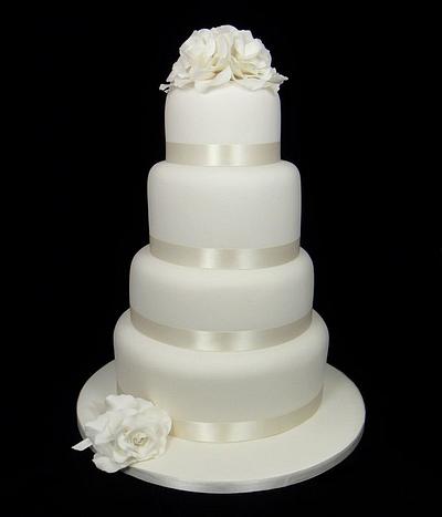 Louise Wedding Cake - Cake by Ceri Badham