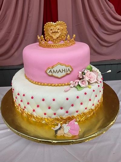 A Princess Baby Shower - Cake by Julia 