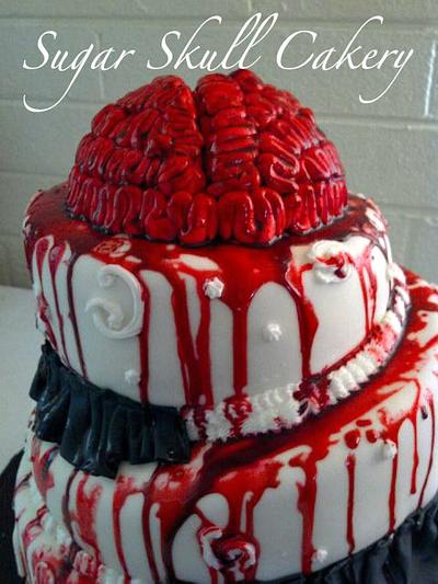 Sweet 16 Zombie Apocalypse Cake - Cake by Shey Jimenez