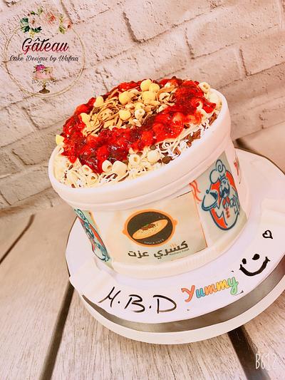 ‘'Koshari’’ an Egyptian food cake - Cake by Wafaa mahmoud