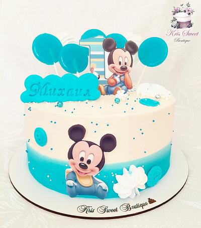 Mickey 1st birthday  - Cake by Kristina Mineva