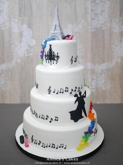 Paris wedding - Cake by Annica