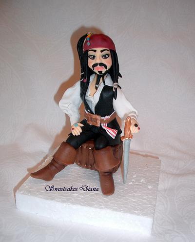 Jack Sparrow - Cake by  Diana Aluaş