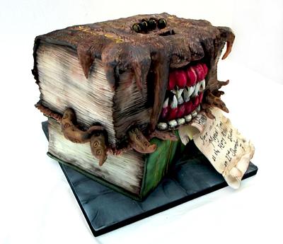 Harry Potter Monster Book of Monsters Cake - Cake by Danielle Lainton