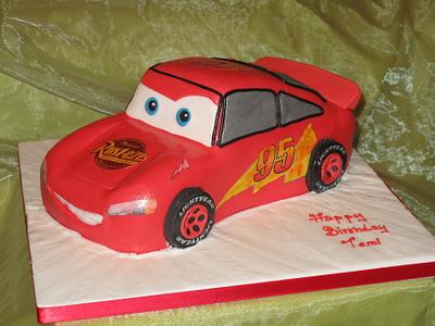 Lightning McQueen - Cake by joscakes