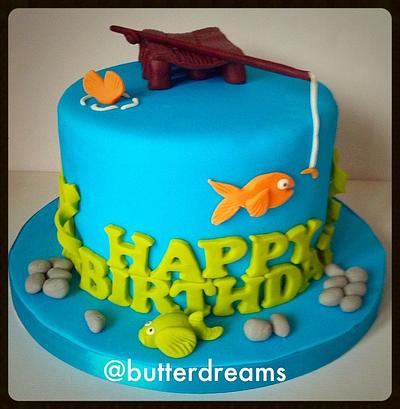 Fishing cake - Cake by Butterdreamscakes