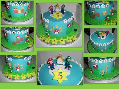 Super mario cake - Cake by Hayley