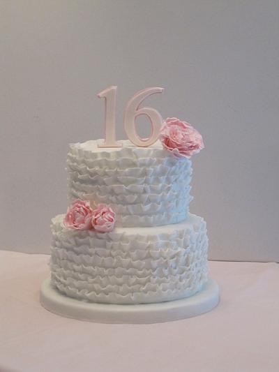 Sweet 16 Birthday Cake - Cake by Sunrise Cakes