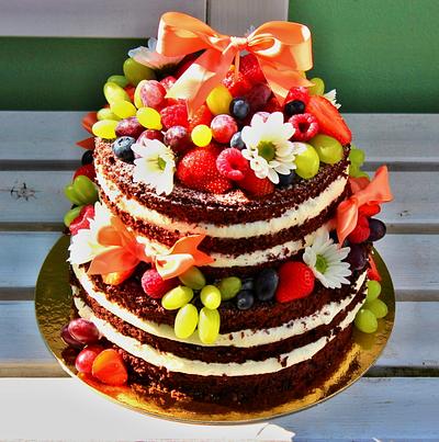 Naked cake - Cake by Lucie Demitra