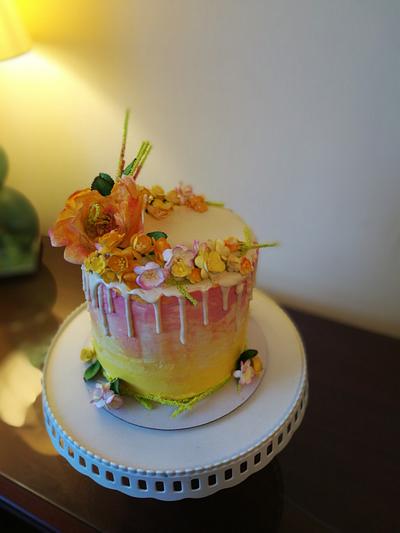  flowers cake - Cake by Mar  Roz