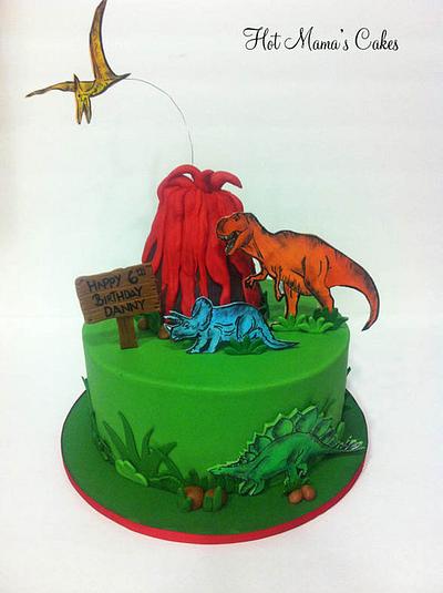 Dinosaur Cake! - Cake by Hot Mama's Cakes