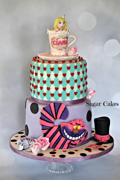 Alice in Wonderland in a Teacup - Cake by Sugar Cakes 
