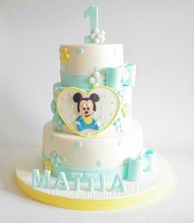 baby topolino - Cake by Mariana Frascella