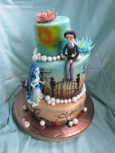 Dead Bride - Tim Burton - Cake by OlgaC