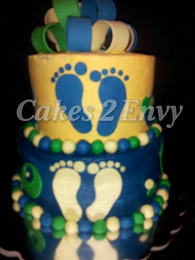 Baby Shower Cake - Cake by cakes2envy