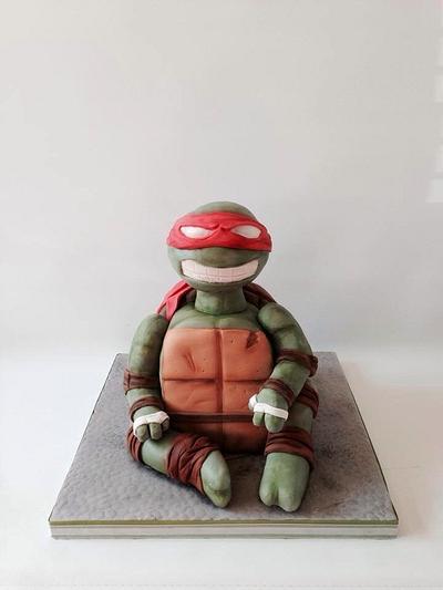 Teenage Mutant Ninja Turtle cake  - Cake by Poppywats