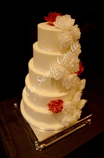 Roses Cake - Cake by Cosette