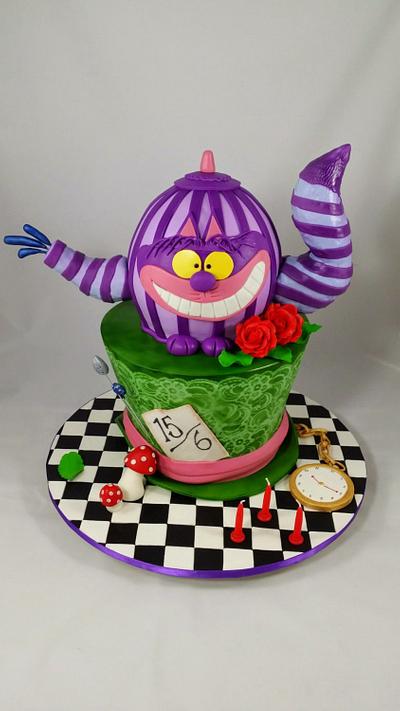 Mad Hatter's Tea Party - Cake by Lisa-Jane Fudge