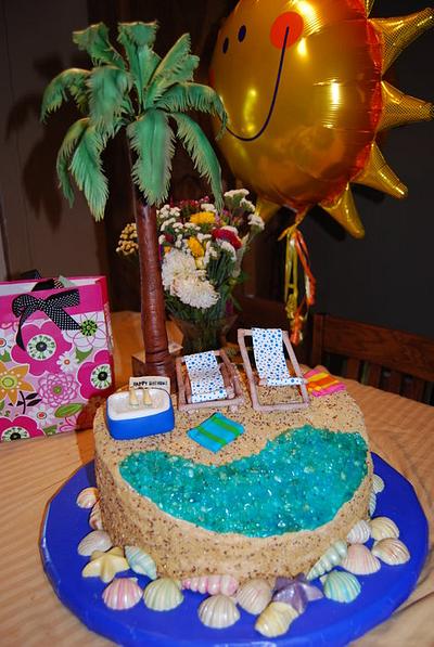 Palm Tree Cake - Cake by Nicole Taylor