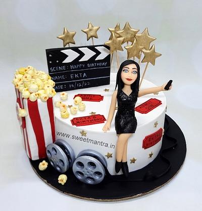 Movies theme cake for Actress - Cake by Sweet Mantra Homemade Customized Cakes Pune